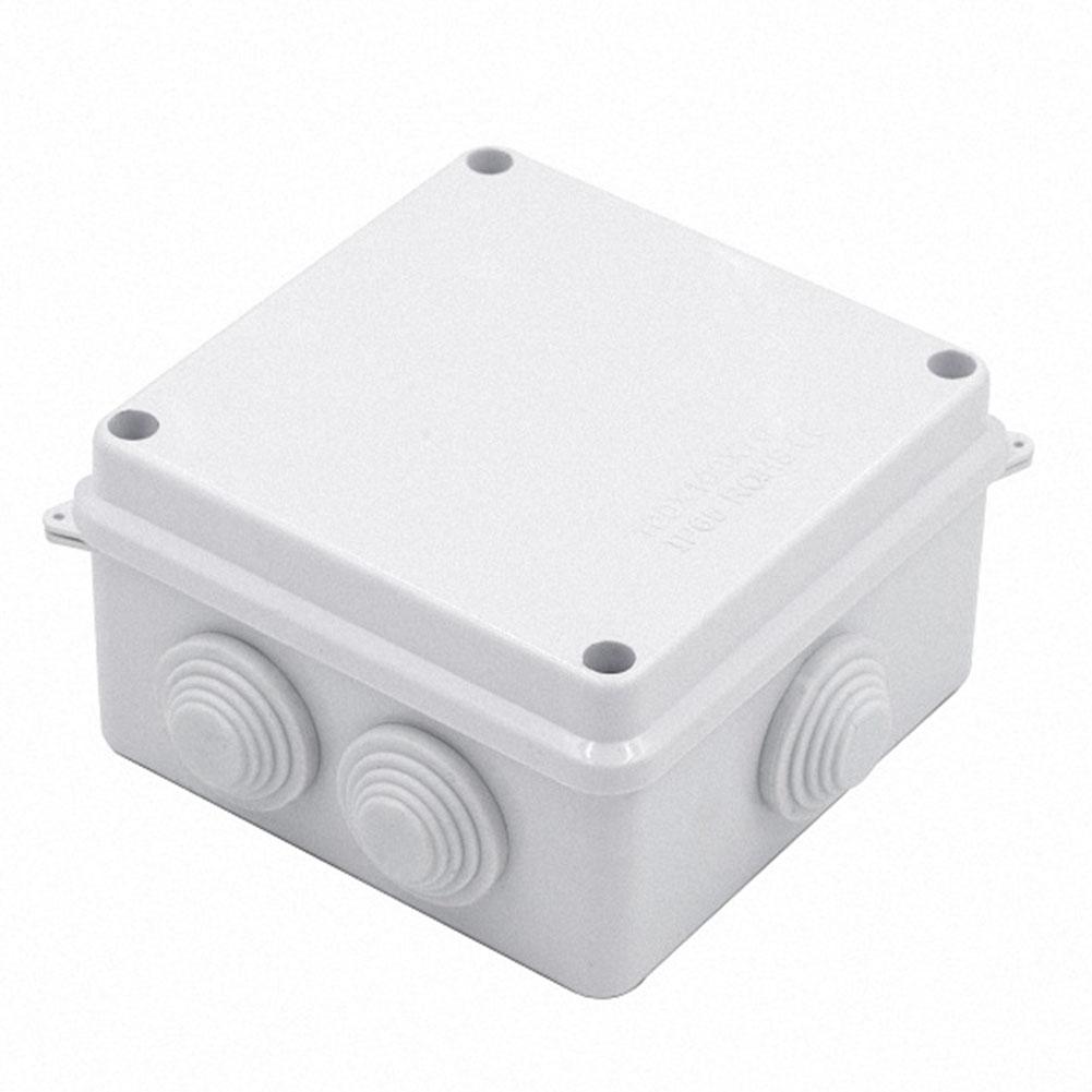 Waterproof Case Ceiling Rose Junction Box Cable Junction Box For Outdoor Home Improvement Anti-corrosion Anti-static White