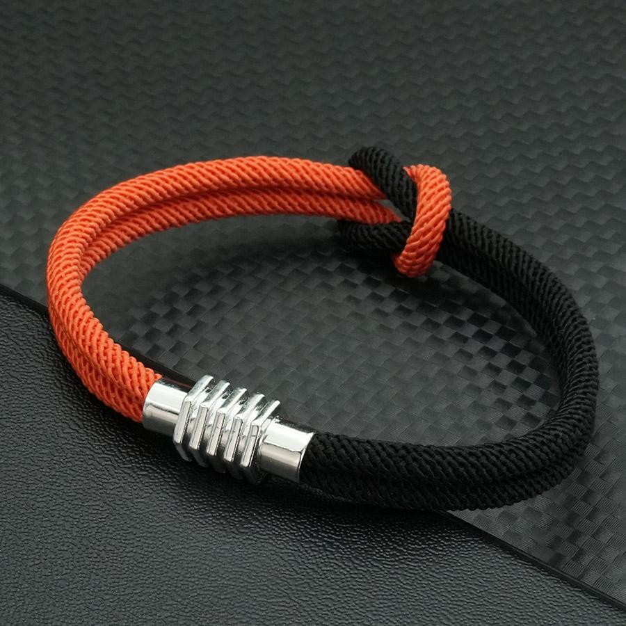 New 8 Styles Classic Contrast Color Design Men Bracelet Boyfriend Gift A Grade Rope Handmade Wrap Braslet Pulseria Hombre Joias