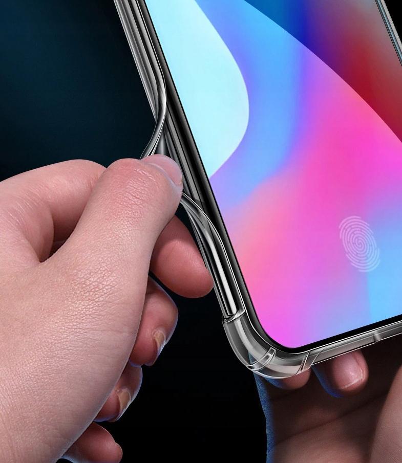 ANTI-SHOCK Case Transparent Colorless for iPhone 14 Pro + 9H Glass