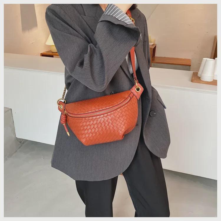 Damen 2023 Trendige Ketten-Umhängetasche - Stilvolle Sommer-Hüft- & Brusttasche