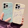 Phone Case for iPhone 11 13 Case iPhone 12 14 15 16 Pro Max 12 Pro 15 Plus Leather Painted Waterproof Drop-proof and Wear-resistant Cartoon