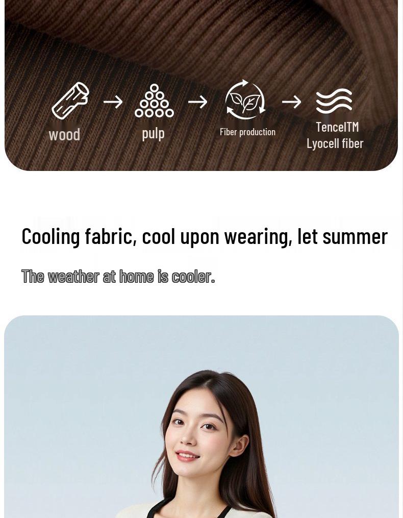 Women's Plus Size Tencel Short Sleeve Antibacterial Slimming T-Shirt