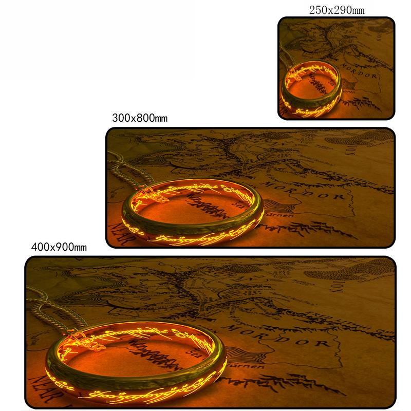 Mouse Mats Lotrs Movie Rings Mat Large Pad Mousepad Anime Gaming Accessories Cute Mause Kawaii Carpet Gamer Cabinet Xxl Keyboard