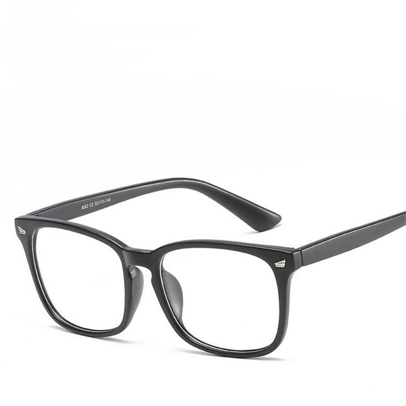 Square Photochromic Prescription Eyeglasses Women Men Rivets Full Frame Nearsighted Glasses 0 -0.5 -0.75 -1.0 To -6.0
