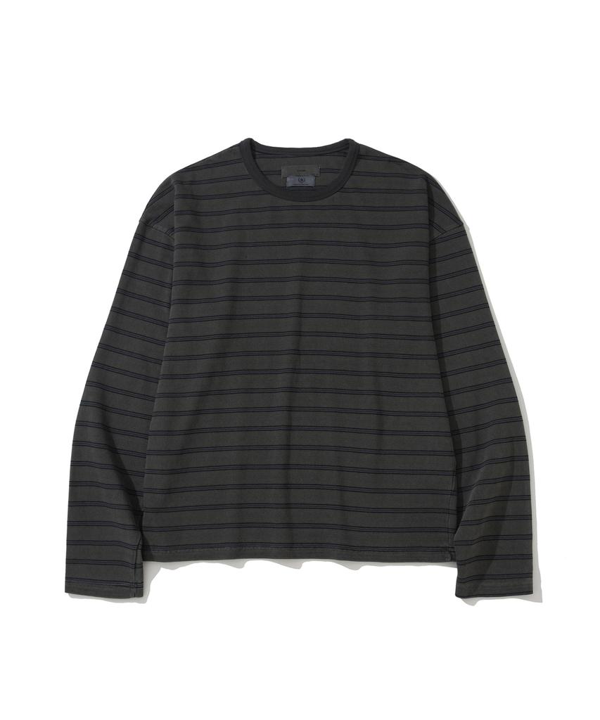 SIIIIDO Tyler Mix Stripe Long Sleeve T #1