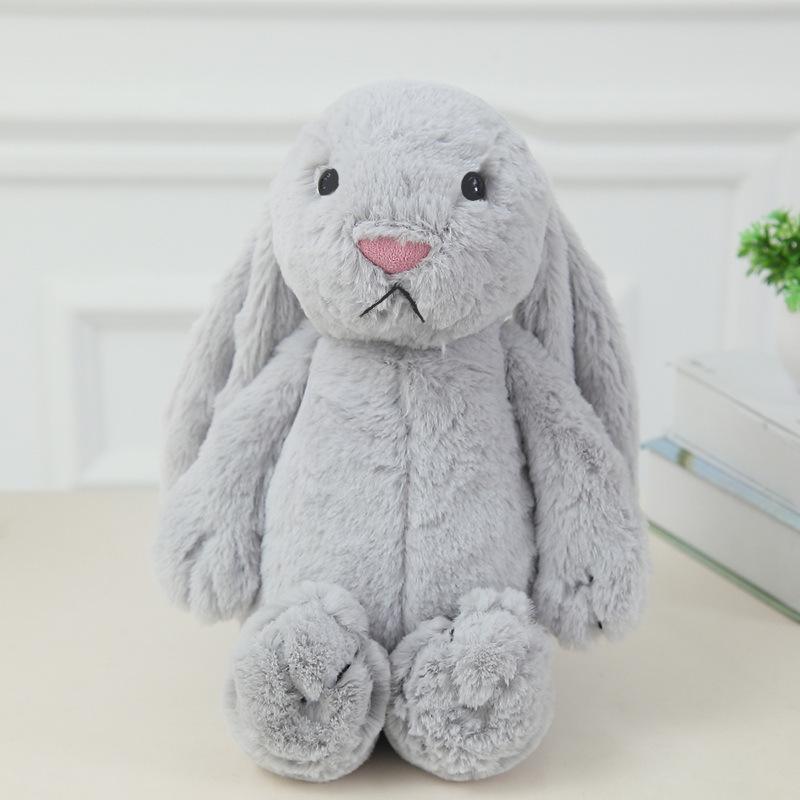 Cute Rabbit Doll Plush Toy Rag Doll Comfort Rabbit Doll Give Birthday Gift Pillow
