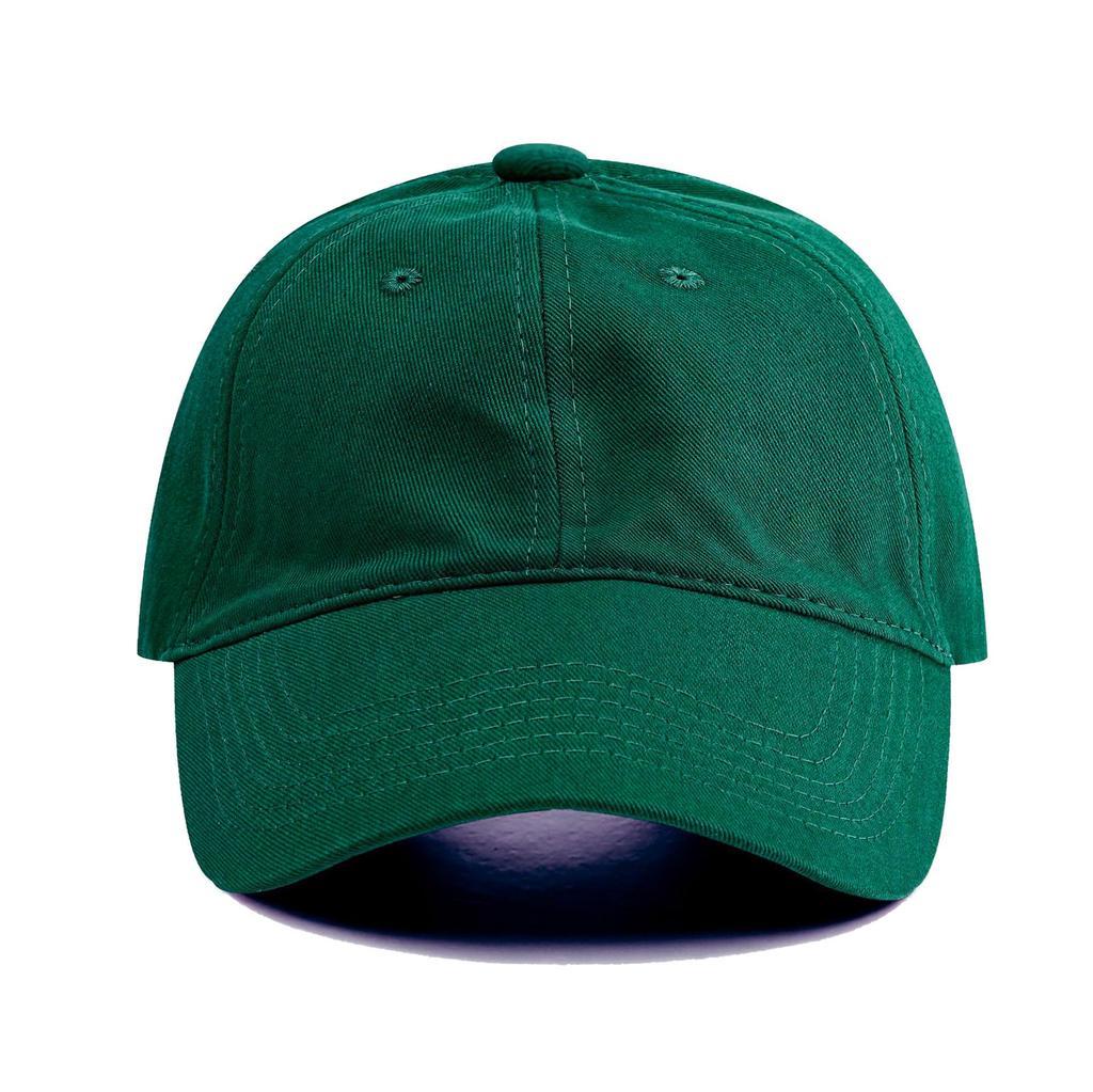 Korean & Japanese Style Soft Cotton Baseball Cap - Custom Logo Option