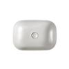 Lusso countertop washbasin 45.5X32.5 CM oval light grey matt