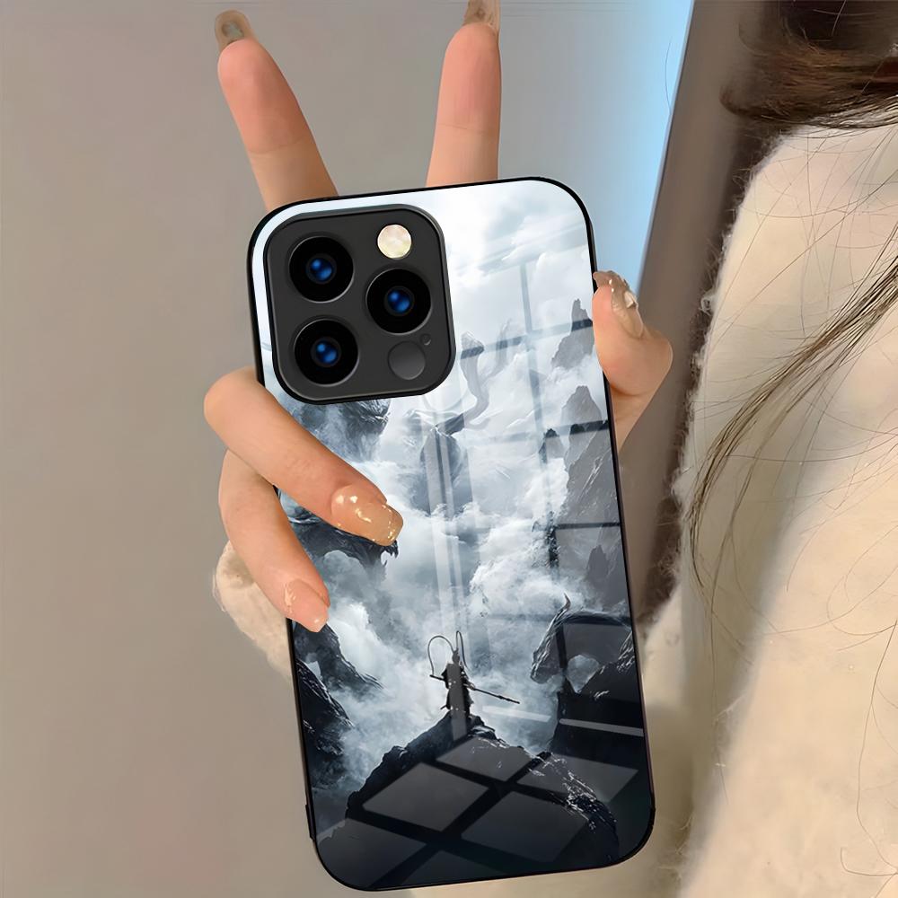 Cool Monkey King Phone Case For IPhone 17 Pro Max 16 15 14 Pro Max 13 11 Plus Glass Cover