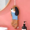 Thicker Cleaning Towel Quick Drying Dishcloths Creative Dachshund Shaped Hand Towel  Bathroom
