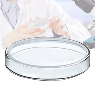 60-100ml Culture Dish Transparent Heat-resistant Eco-friendly Professional Glass Culture Dish for Laboratory