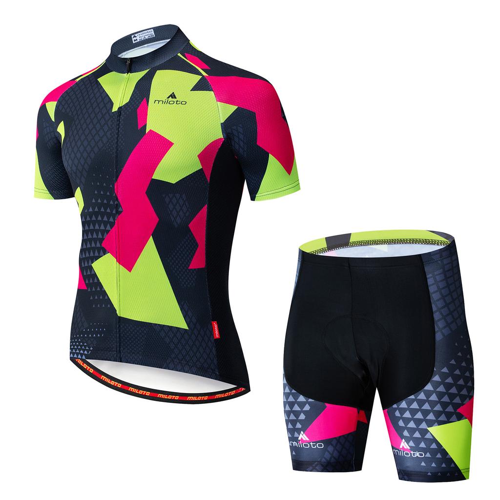 Men's Short-sleeved Suit 2026 Summer Breathable Cycling Suit Outdoor Cycling Suit