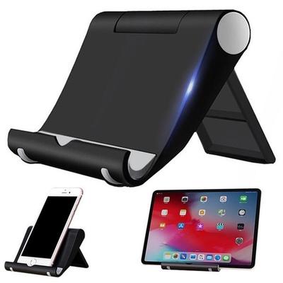 Tragbarer Handyhalter, Smartphone-Halter, Tablet-Halter für iPhone, Verstellbarer Desktop-Handyhalter, iPad-Halter