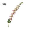 Forest Style Flower Arrangement Larkspur Artificial Flowers Realistic Delphinium with Bendable Stems Rustic Floor Eco-friendly Vase Decor for
