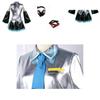 Hatsune Miku Vocaloid Pu Cosplay Top Kleid Krawatten Set für Weihnachtsshow