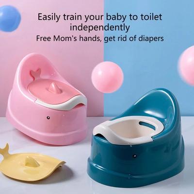 Potty para bebês, treinamento de toalete portátil para viagem, estável e seguro, design de fundo oval, antiderrapante, penico para