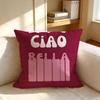 PCiaos Bellas Cushion Cover Square Cushion Cover Vintage Soft Sofa Pillow Case Home Decoration and Protective Cover