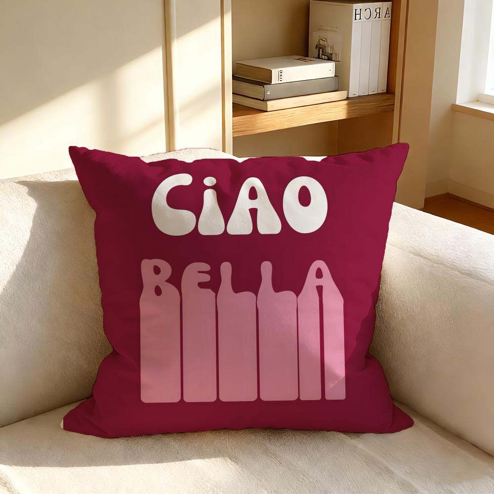PCiaos Bellas Cushion Cover Square Cushion Cover Vintage Soft Sofa Pillow Case Home Decoration and Protective Cover