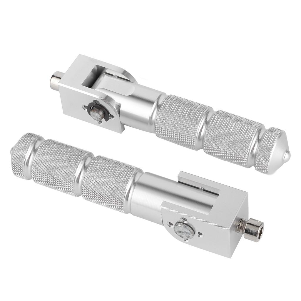 2Pcs Aluminum Pedals for Motorcycle Electric Car 8MM   90 Degree Folding Support Rod