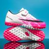 Kids Firm Ground Soccer Cleats, Boys & Girls Athletic Outdoor TF Football Shoes, Children's Lightweight Football Training Shoes
