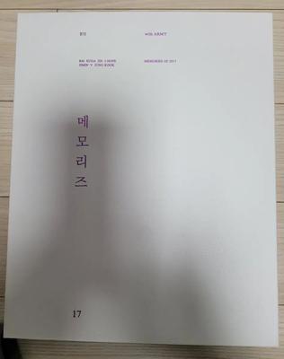 BTS Memories 2017 DVD Used