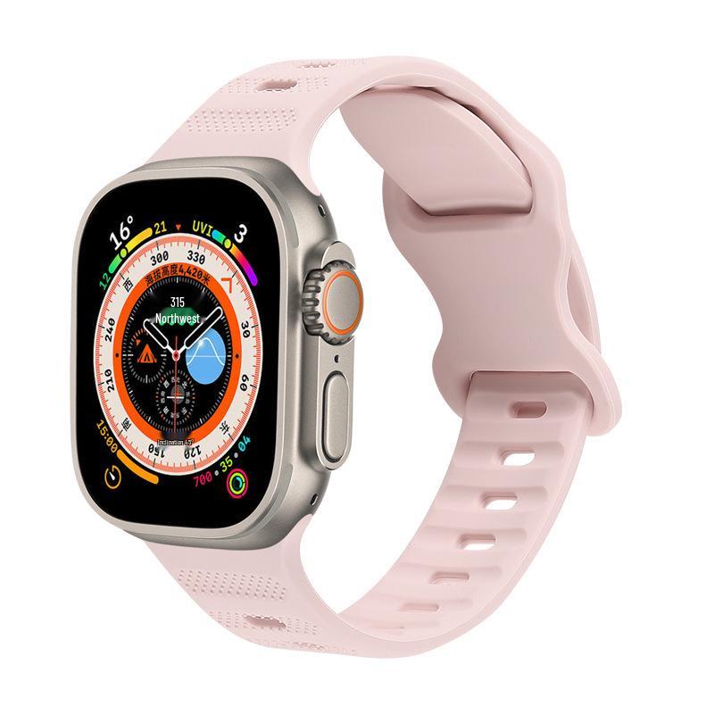 King Kong Butterfly Buckle Silicone Sport Watch Band for iWatch