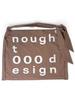 Nought 000 Design Check Tie Bag / Check Brown