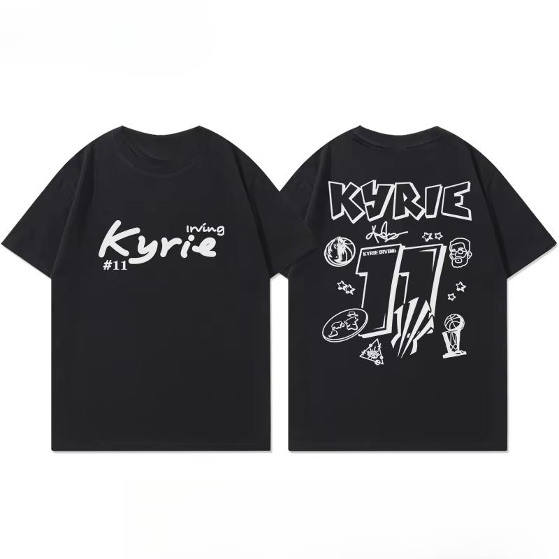 

Ирвинг Нет. 11 Футболка унисекс с принтом граффити, американская баскетбольная команда Mavericks, повседневная, для тренировок, свободная, с коротким рукавом, трендовая, летняя 2XL