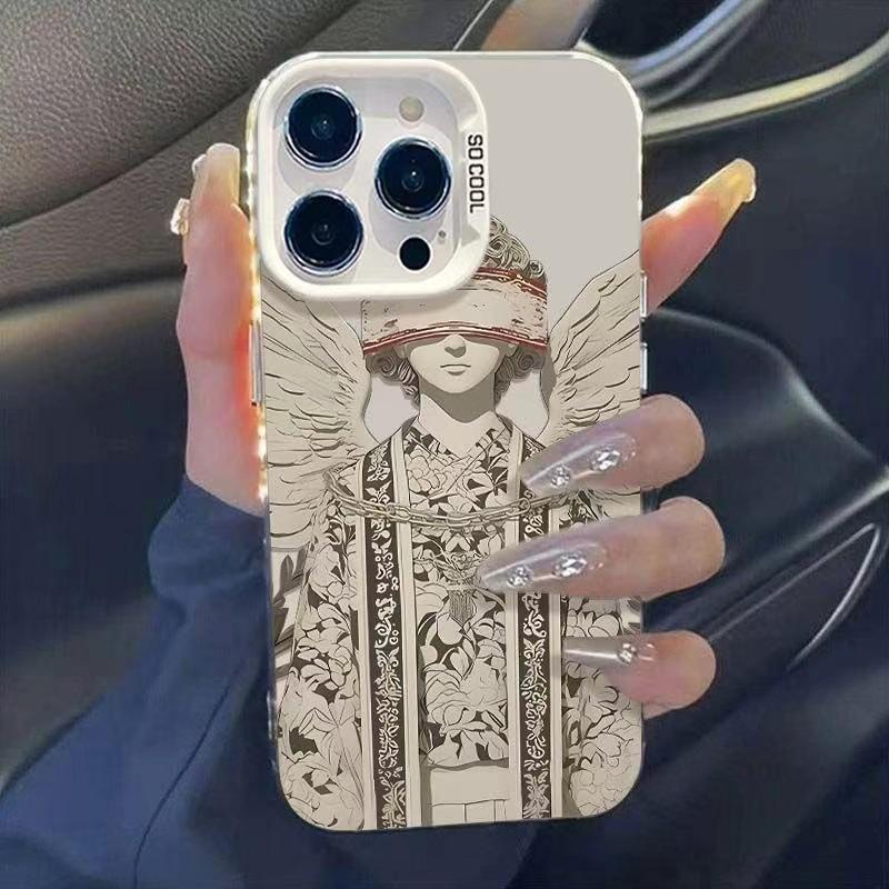 Art Michel Retro iPhone Case: Stylish and Compatible with iPhone 13-17