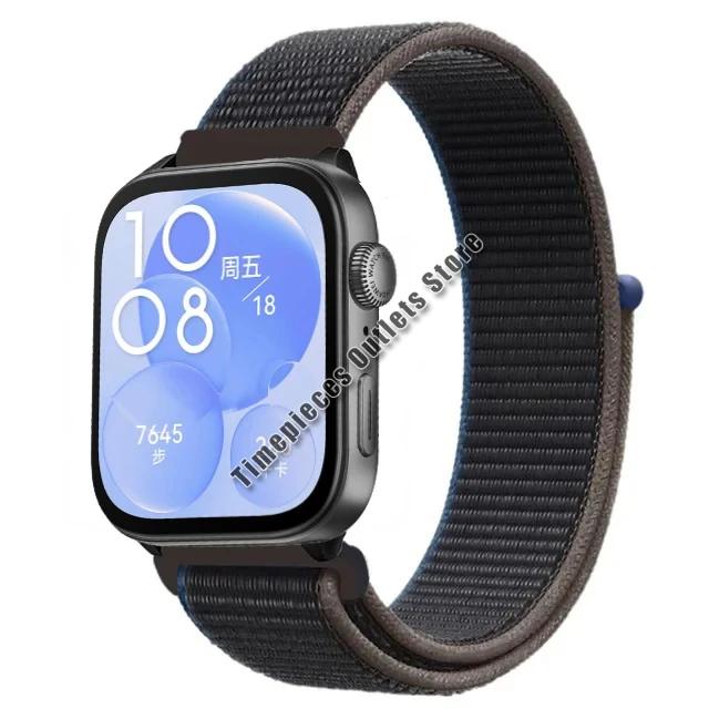 Nylon Loop Strap For Huawei Watch Fit 3 Sport Breathable Replacement Bracelet Wristband For Huawei Watch Fit 3 Belt Accessories