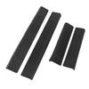4pcs Door Sill Protector Strips Scratch Protection TPE Door Sill Scuff Plate Trim Sticker