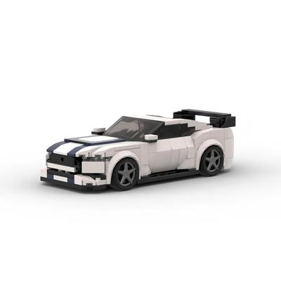 M Building Block Car Ford Mustang Boy Assembled Building Block Compatible Diy Speed Car Model