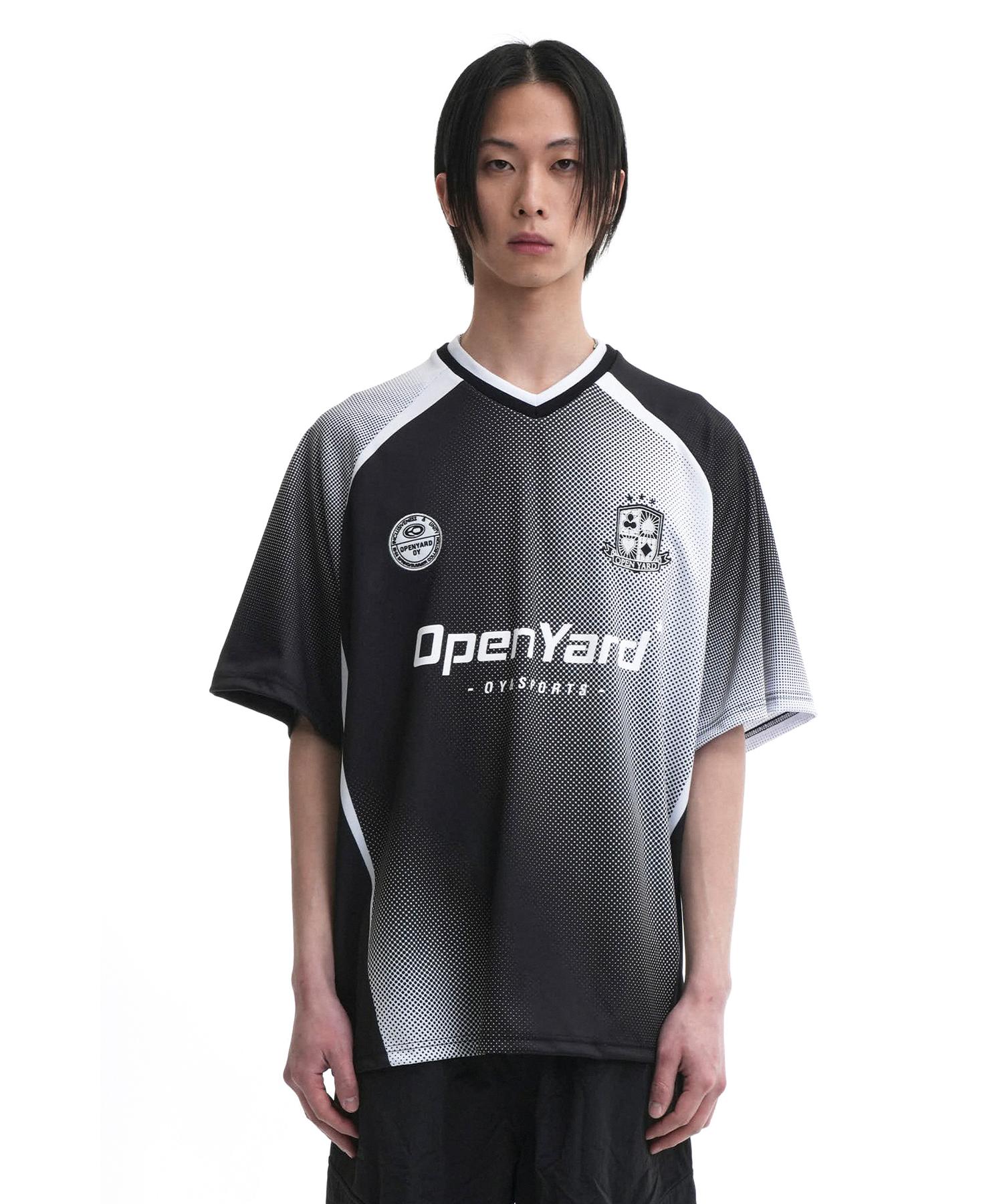 Oy Halftone Sports Jersey T-Black 2 Size