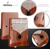 MOOZICA Kalimba 17-key K17K-EQ