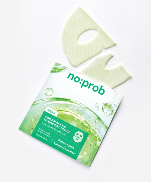 Noprob Groene Appel Hydrogel Masker (Verpakking van 5 stuks)