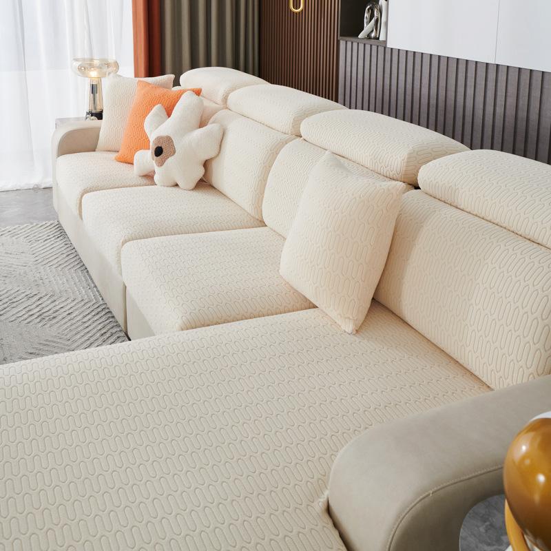 Stretch Sofa Cover All-Inclusive Universal Cover Four Seasons Universal Chenille Non-Slip Anti-Scratching Sofa Cushion Protective Cover