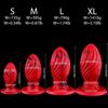 Super Big Beads Anal Plug Soft Silicone Huge Butt Plug Dilator Anal Massage Spiral Anal Toys Masturbation Sex Toy For Women Men