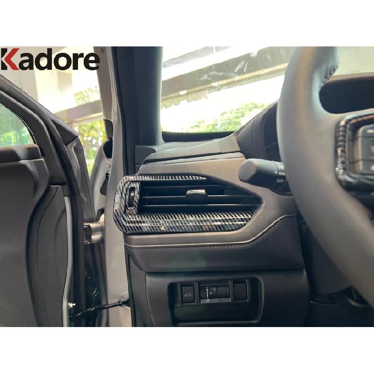 For Subaru Forester 2025 2026 Carbon Fiber Car Front Side Air Condition Vent Outlet Cover Trim Inteiror Mouldings Accessories