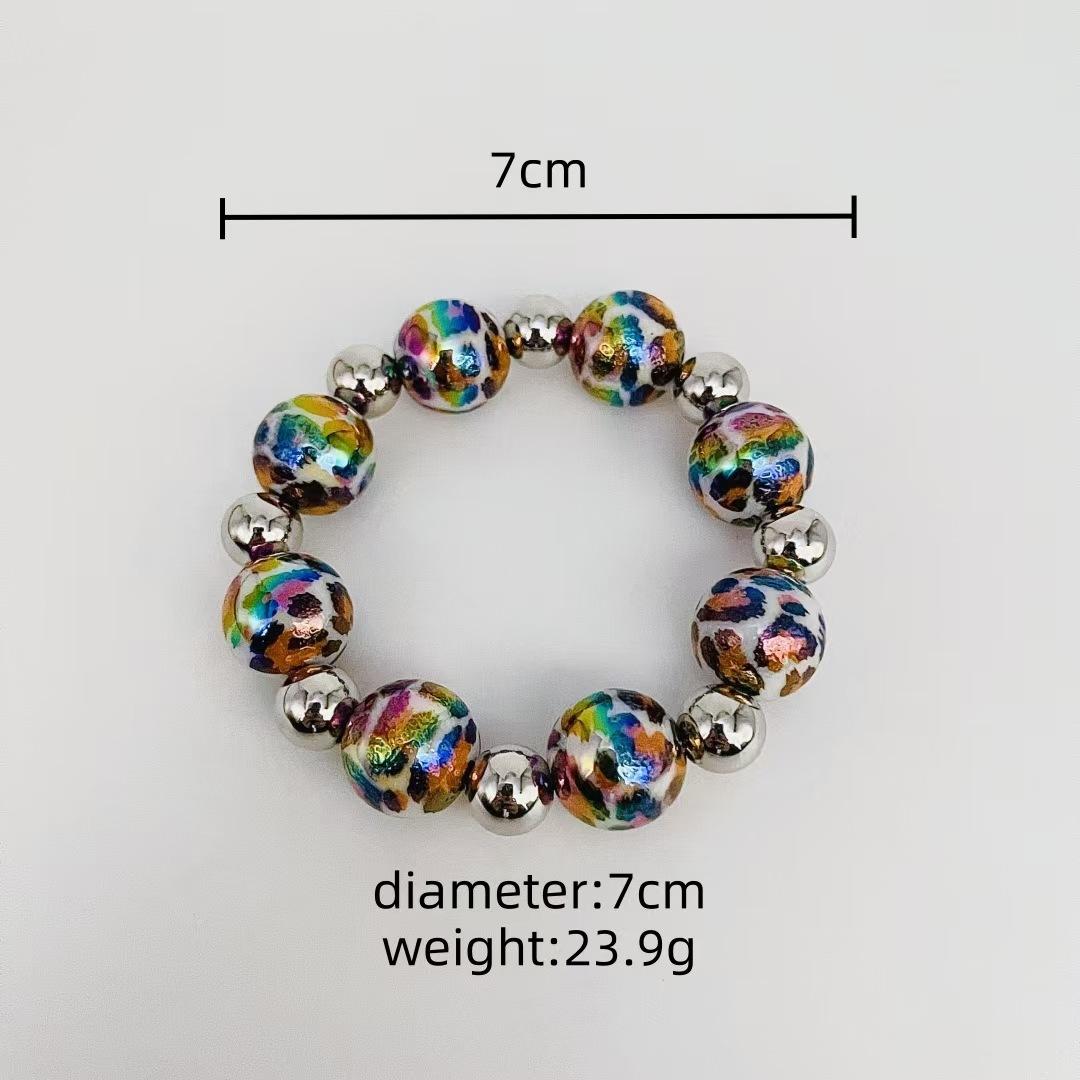 

Темпераментный лазерный леопардовый принт ожерелье браслет комплект модный индивидуальный леопардовый принт ожерелье женский