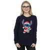Disney Damen Lilo und Stitch Stitch Weihnachtspullover