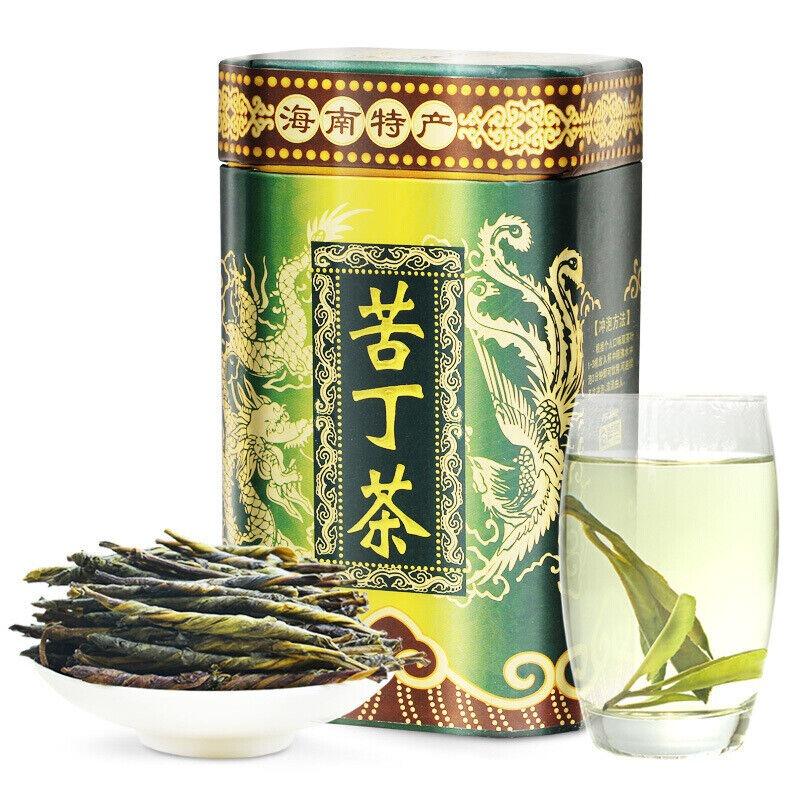 125g Big Leaf Kuding Tea Hainan Specialty Bitter Green Tea Needle Ku Ding Cha