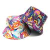 Spring and Summer Polyester Print Bucket Hat Fisherman Hat Outdoor Travel Sun Cap for Men and Women 199