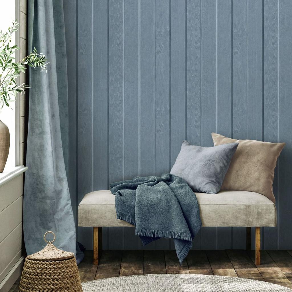 World Of Wallpaper Beaded Wood Panel Wallpaper