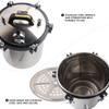 Steam Autoclave Portable High Temperature Pressure Pot Stainless Steel Machine 18L