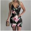 2025 New Slim Waist Tide Dress Women's Fashion Elegant Dress Spring and Summer Print Flow Loose and Comfortable