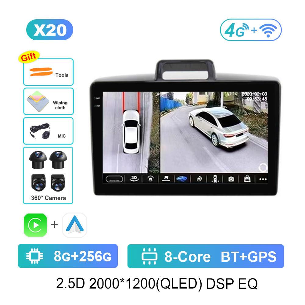 Navigation GPS Car Android 14 Intelligent System for Toyota Corolla Axio 2 Fielder 3 E160 2012 - 2021 HD Screen WiFi DSP Stereo