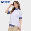 FILA FUSION Unisex Cool-Touch Cotton Loose Fit T-Shirt