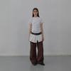 Lcdc Tm Pleats Detail Layered Skirt (White)