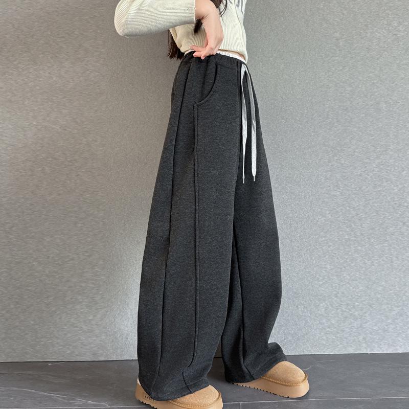 Girls' 2025 Fleece Scimitar Pants: Stylish and Casual Autumn/Winter Sweatpants for Big Kids