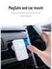 Magnetyczny Bezprzewodowy Uchwyt Samochodowy X16 na iPhone 12/13/15W, Stop Aluminium